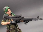 1/12 scale 3D printed M60E machine gun for classified marvel legends