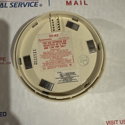 pyrotronics smoke detector DI-A3 Smoke Head Only 