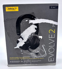 Jabra Evolve2 75 Wireless Noise Canceling Headset Bluetooth MISSING DONGLE