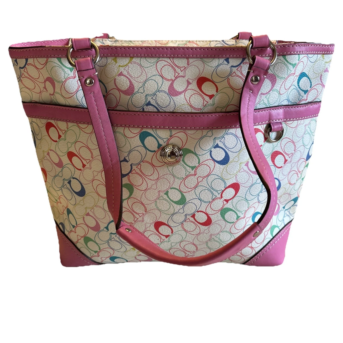 Coach Pink Tote Bags & Handbags for Women for sale | eBay