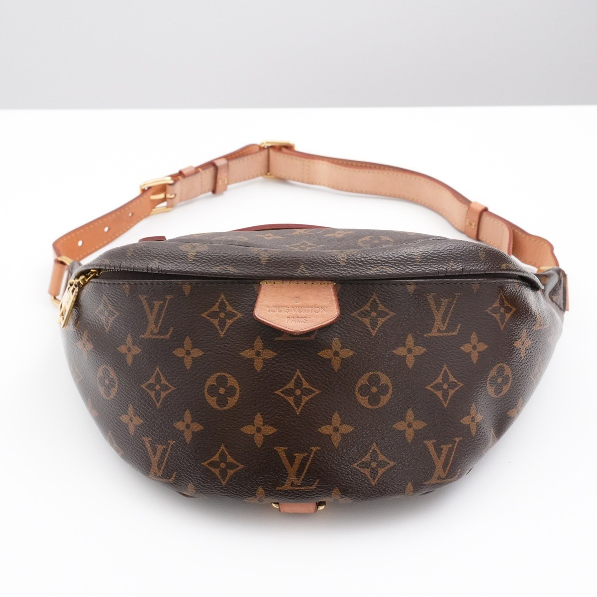 バッグ evisu monogram waist bag nylon body bag LOUIS VUITTON LV Waist Pouch Bum bag M43644 Brown Monogram MI0250
