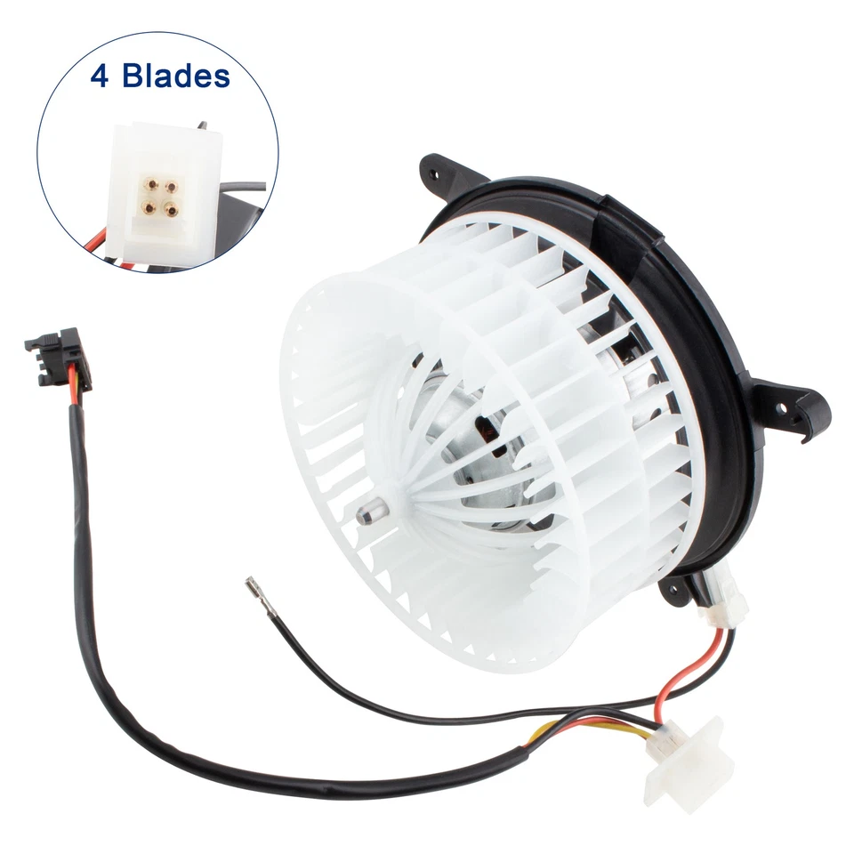 Motor soplador con jaula de ventilador para Mercedes-Benz W210 E300 E320 E420 E430 E55 AMG Foto 4 de 4