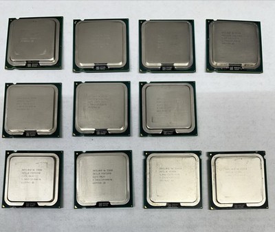 Lot of 11 Mixed CPU Intel Pentium E5800 E5200 E5410 E5400 E5500 E5300 Desktop