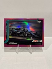2025 Topps Chrome F1 Pink Refractor /250- George Russell #79