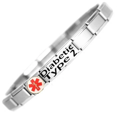 Silver Medical Alert Bracelets  SOS Bracelets  Engraved Medical Alert  Bracelets