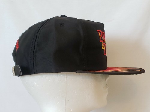 Brooks And Dunn Flaming 5 Panel Hat Getcha Some Vintage 90s Country Black Cap - 第 6/13 張圖片