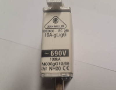 Jean Müller NH-Sicherungseinsatz 10A VDE0636-IEC60269