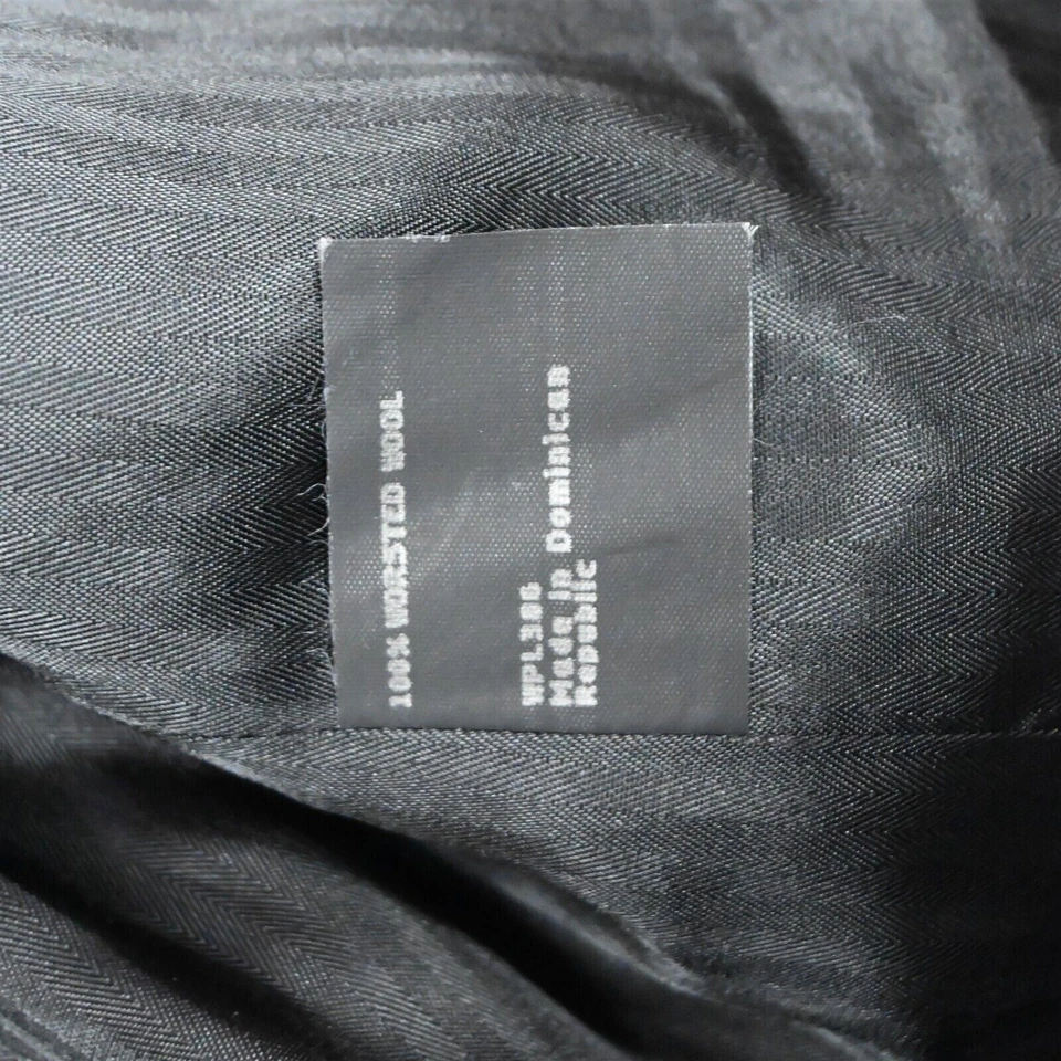 Abrigo Blazer Chaqueta De Colección Haggar 44S Marrón Cuadros 100% Lana Doble Pecho Deportivo Foto 4 de 4