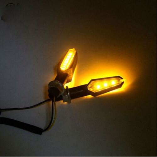 4 x Motorcycle LED Turn Signal Light Indicators Blinkers for Harley FXBRS - Picture 7 of 10