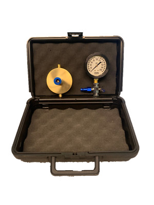 HYDRO-HITCH 2-1/2'' NST Fire Hydrant Pressure Gauge 200 PSI & 3-Way Bleeder Valve