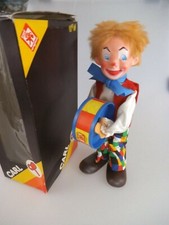 Max Carl Clown mit Trommel 679 29cm OVP ca. 1970er 1980er Jahre (5317)