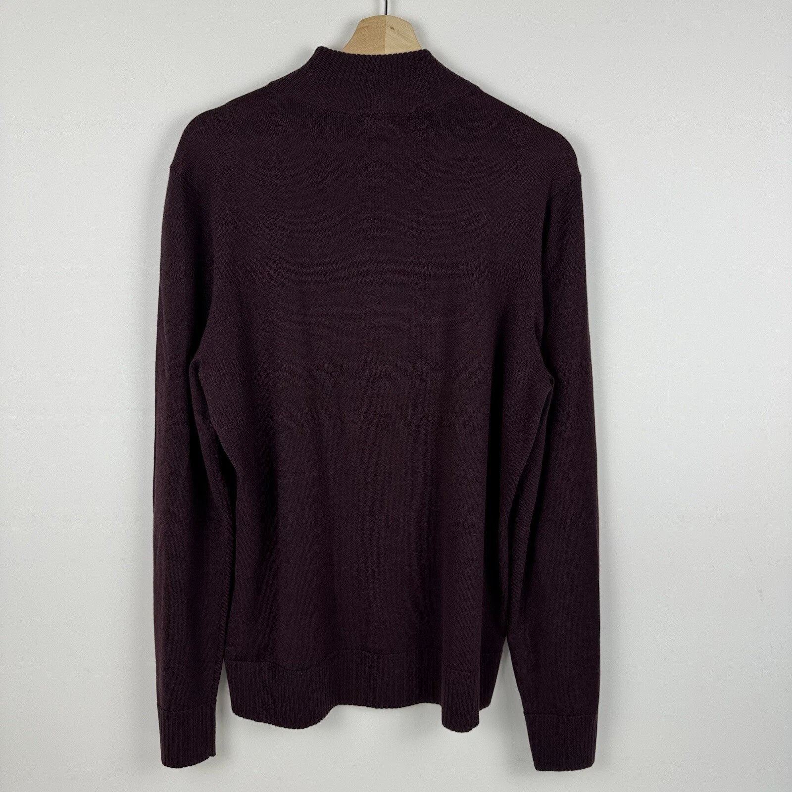 smartwool sparwood half 1/2 zip merino wool blend sweater