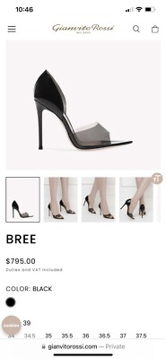 gianvito rossi  Bree heeled sandals