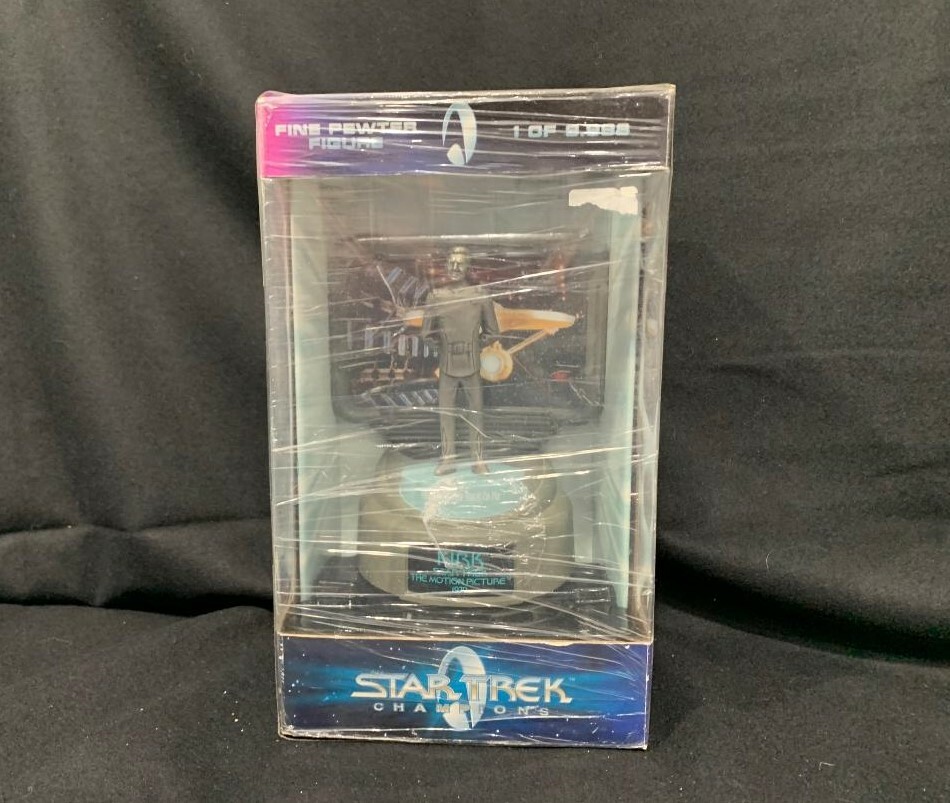 Star Trek Champions Captain Kirk Fine Pewter Figure New Limited