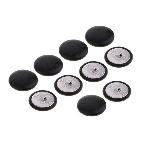 50Pcs Artificial Leather Covered Upholstery Buttons Garments Decor 25mm - Picture 5 of 11