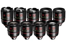 Angenieux Optimo Prime Series Gold Set - 9 Cine Lenses (FF/VV, PL Mount, Feet)