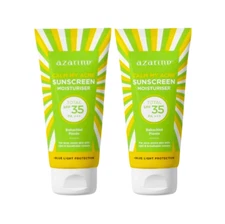 2 X Azarine Calm My Acne Sunscreen Moisturiser SPF35 PA+++ 40g