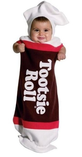 Bunting Tootsie Roll One Piece Halloween Baby Costume Size3-9 Months NEW
