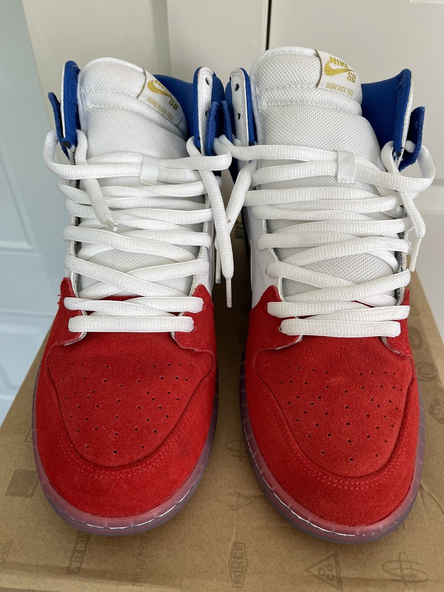 Size 11.5 - Nike SB Dunk High Tricolor | eBay
