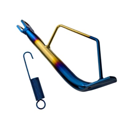 Strong strength Motorcycle Kickstand with Spring Upgrades for Enhanced Stability