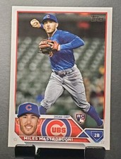 2023 Topps #592 Miles Mastrobuoni RC CUBS Rookie baseball card⚾️NM/MT