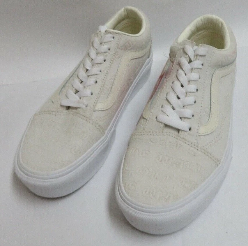 Vans Platform Old Skool Suede Imprinted w/“Vans Off the Wall' M-5.5/W-7 | eBay