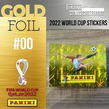 Panini Soccer Logo 00 Gold Foil 2022 Panini FIFA World Cup Stickers Title