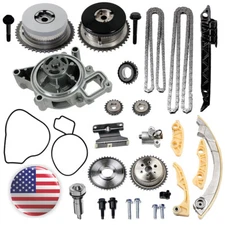 Timing Chain Kit Water Pump With Gasket Fit Saturn Chevrolet Cobalt Vue Sky 2.2L