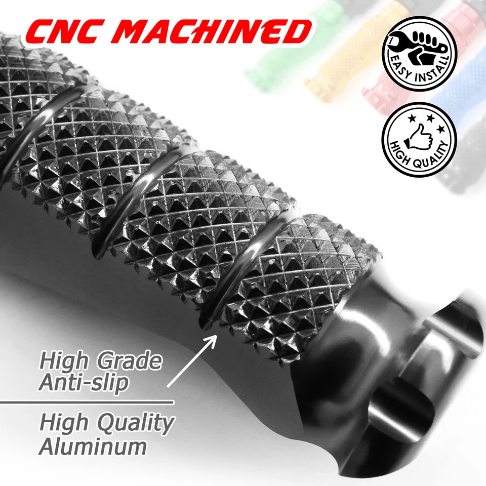 R-FIGHT CNC Replacement Rider Front Foot Pegs Kit For Yamaha YZF R3 15-18 17 16 Foto 2 de 4