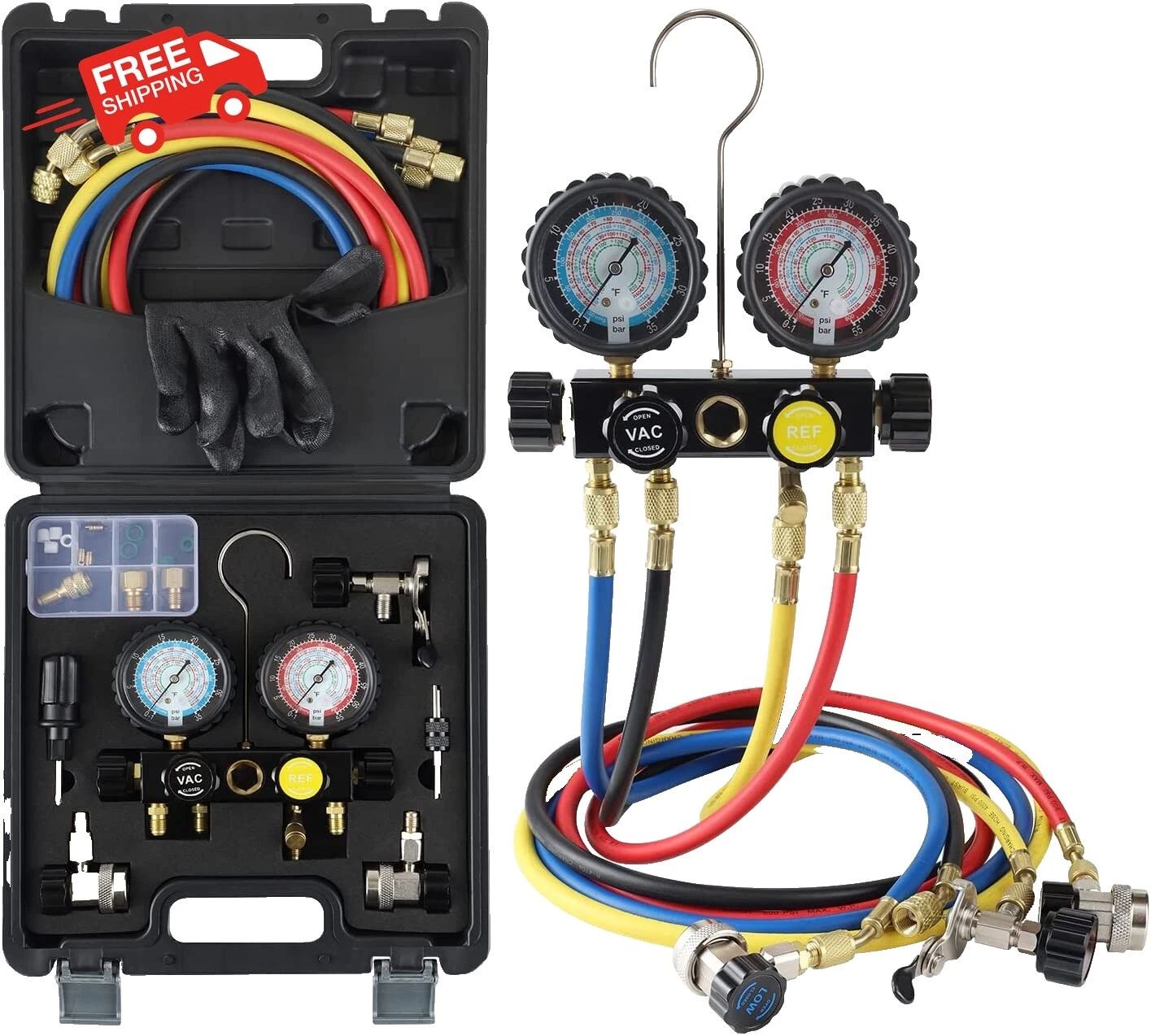 HVAC/R-410a Refrigerant Gauges