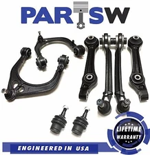 8 Pc Upper Lower Control Arms Ball Joints Suspension for 300 Charger Challenger
