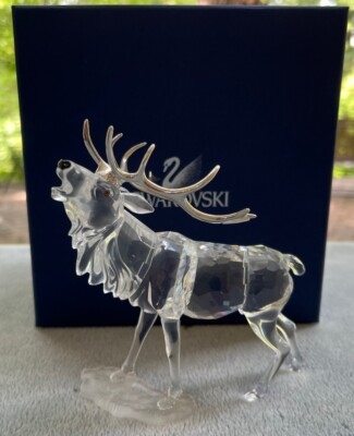 SWAROVSKI Crystal “Stag” Deer Figurine (#7608 000 004