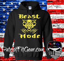 Hoodie,Beast Mode,Wolf,Motivation,Fitness,Release The Beast,Custom Sweatshirt
