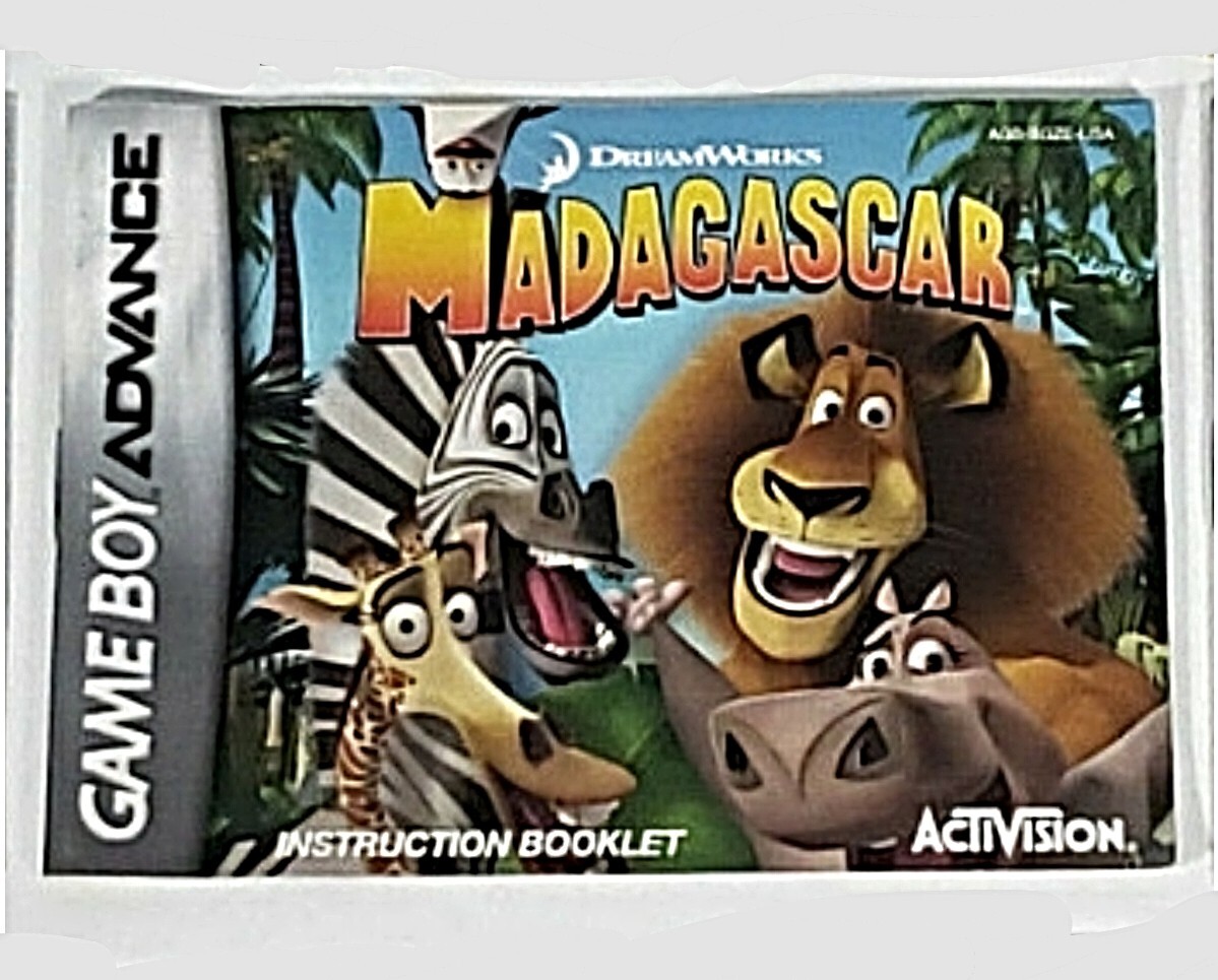 Madagascar – Jeu Nintendo Game Boy Advance GBA - Jeux vidéo