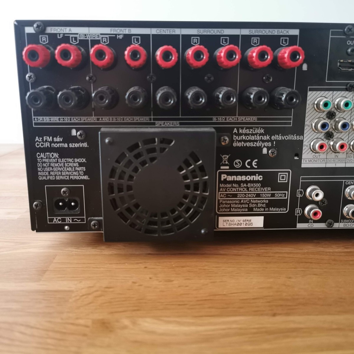 Panasonic SA-BX500 sound AV receiver & SH-FX67 wireless kit for