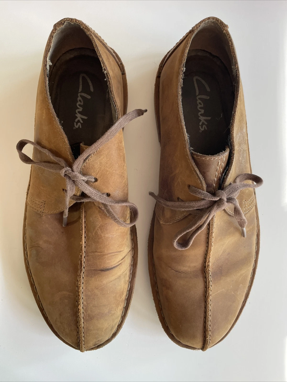 Mocassini da uomo Clarks taglia 9 5 M marroni