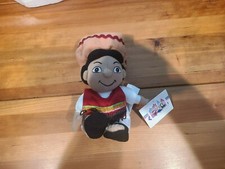 Vintage Disney Store Exclusive Bean Bag Plush Small World Mexico Boy, Nice 