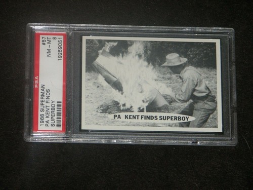 1966 SUPERMAN #57: PSA GRADED NM/MINT "8". "PA KENT FINDS SUPERBOY". HIGH GRADE.