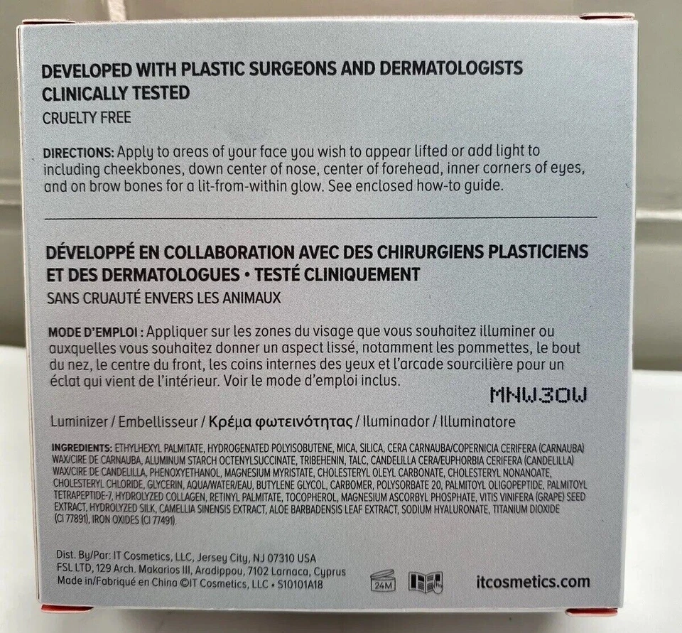 It Cosmetics Hello Light Anti-Aging Creme Luminizer .23 oz “Radiance”, NEW - Image 3 of 4