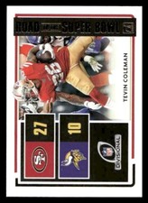 2020 Donruss #RSBDR-TC Tevin Coleman San Francisco 49ers