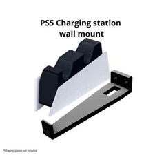 Wall Mount for PS5 DualSense Charging Dock / Station Space-Saving, Clean Setup