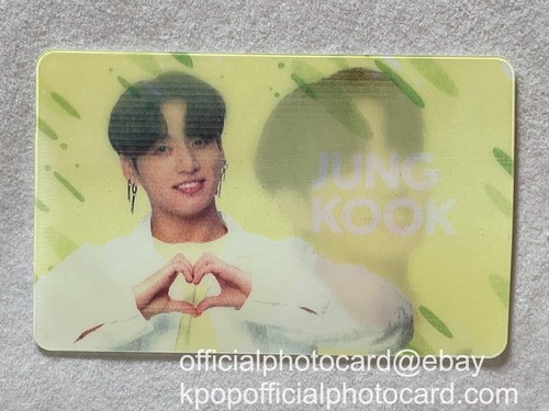 Tarjeta con foto oficial lenticular BTS X Chilsung Cider Limited Jungkook V Jimin - Imagen 9 de 9