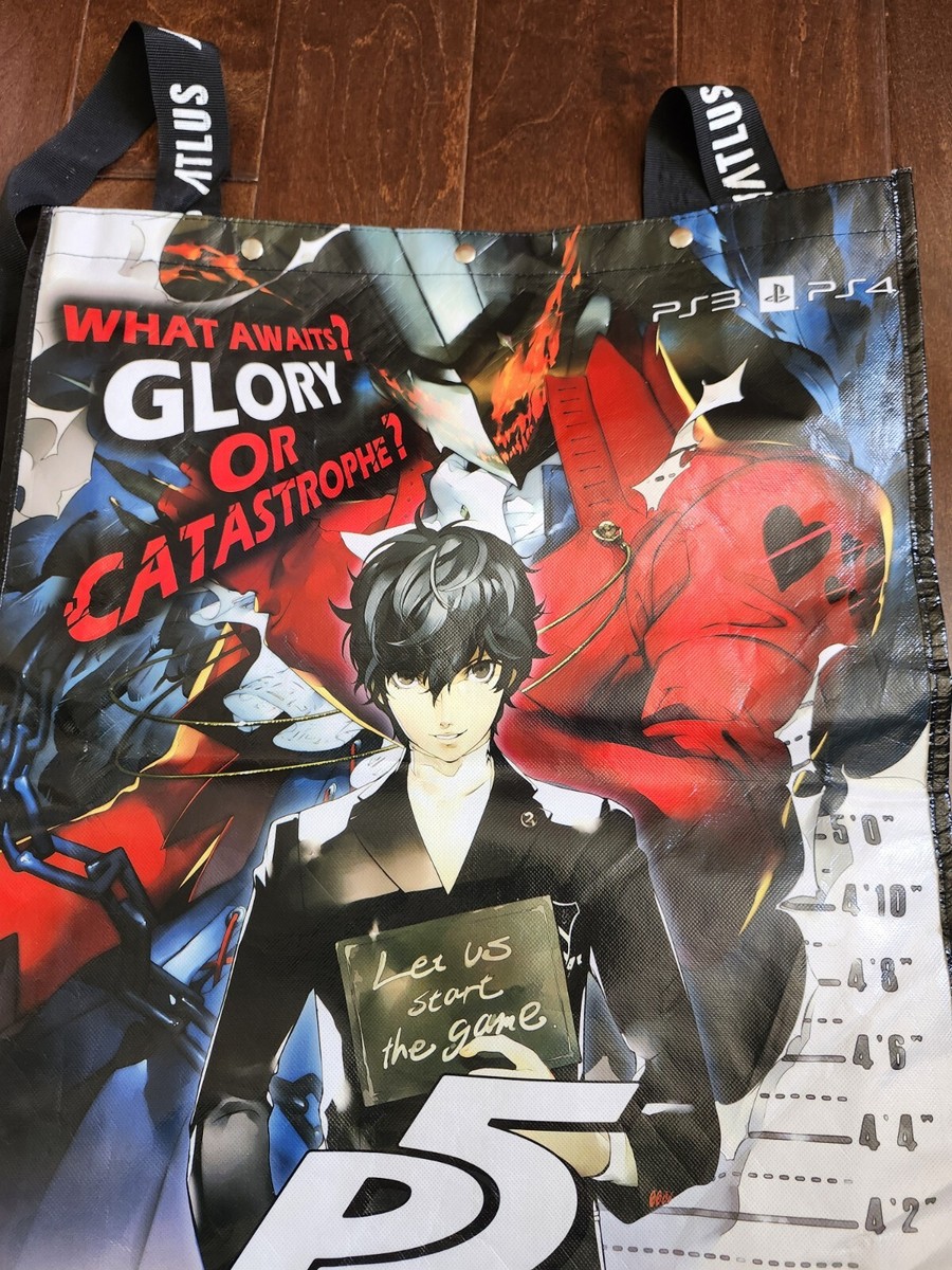 E3 2015 RARE Official Persona 5 OVERSIZE BACKPACK TOTE SWAG BAG
