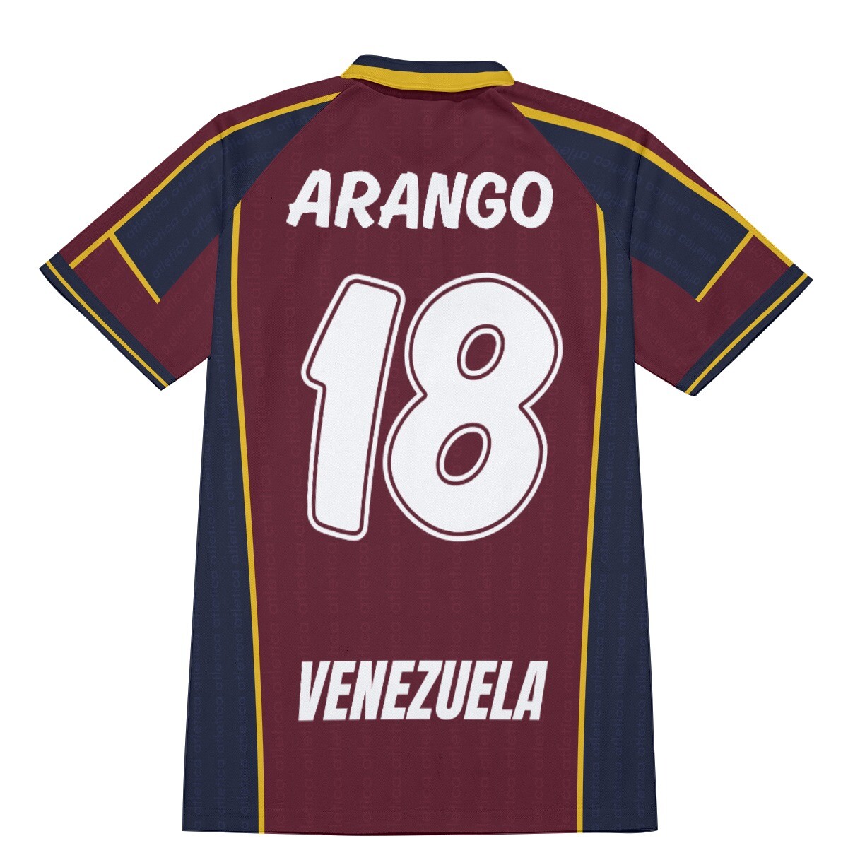 Venezuela - Camiseta Arango la vinotinto Camisa Retro, 2000 Home Replica