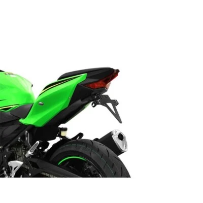 Zieger Soporte Matrícula Trasero Kawasaki Ninja 400 Ajustable Tail Tidy Negro - Imagen 1 de 4
