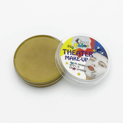THEATER MAKE UP GOLD # Karneval Halloween Schminke Fee Silvester Kostüm Zubehör