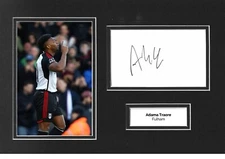 Adama Traore Signed 12x8 Photo Display Fulham Memorabilia Autograph COA 