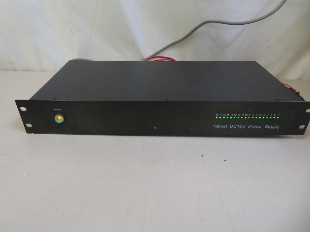 18 Port DC12V Power Supply Security Surveillance 100-240V AC PTC CP1218-20A-1.5u