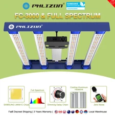 FC3000W Dimmable LED Grow Light Full Spectrum Bar Strip Indoor Plants Veg Flower