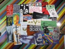 vtg Rave music event Flyer Poster - UK 1989 -1993 Zone Love Shack + UK90D